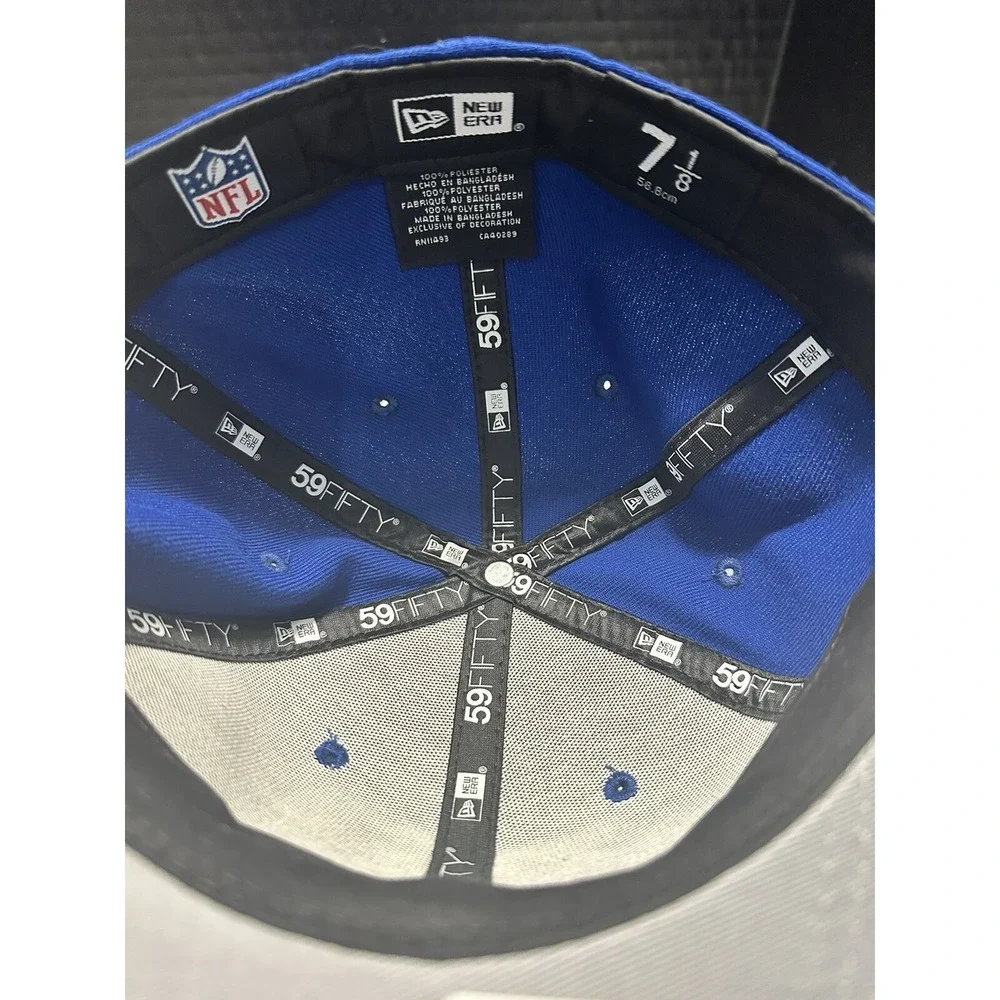 New York Giants New Era 59fifty Fitted Hat‎ 7 1/8 Gold NEW